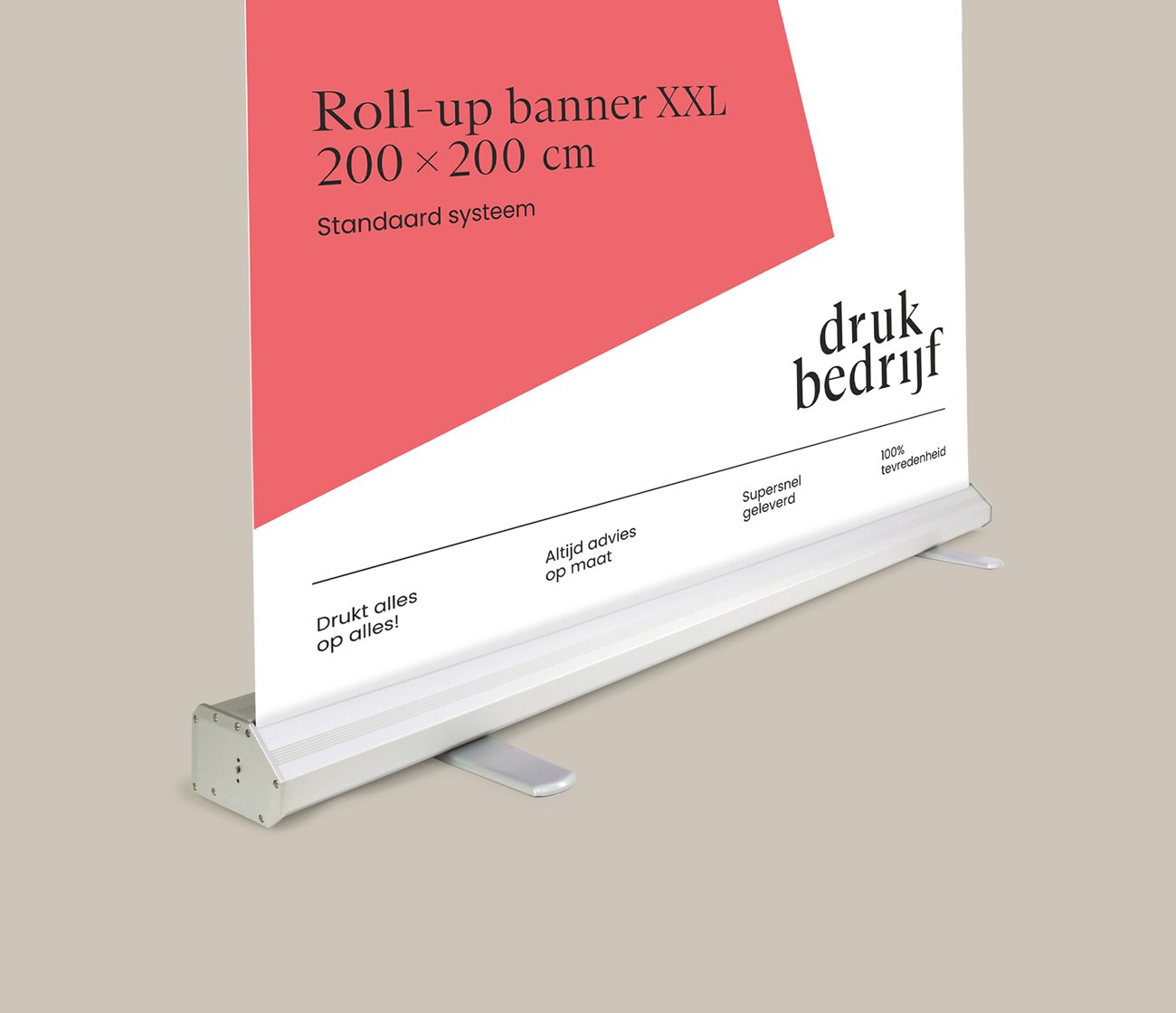 XL roll up banner