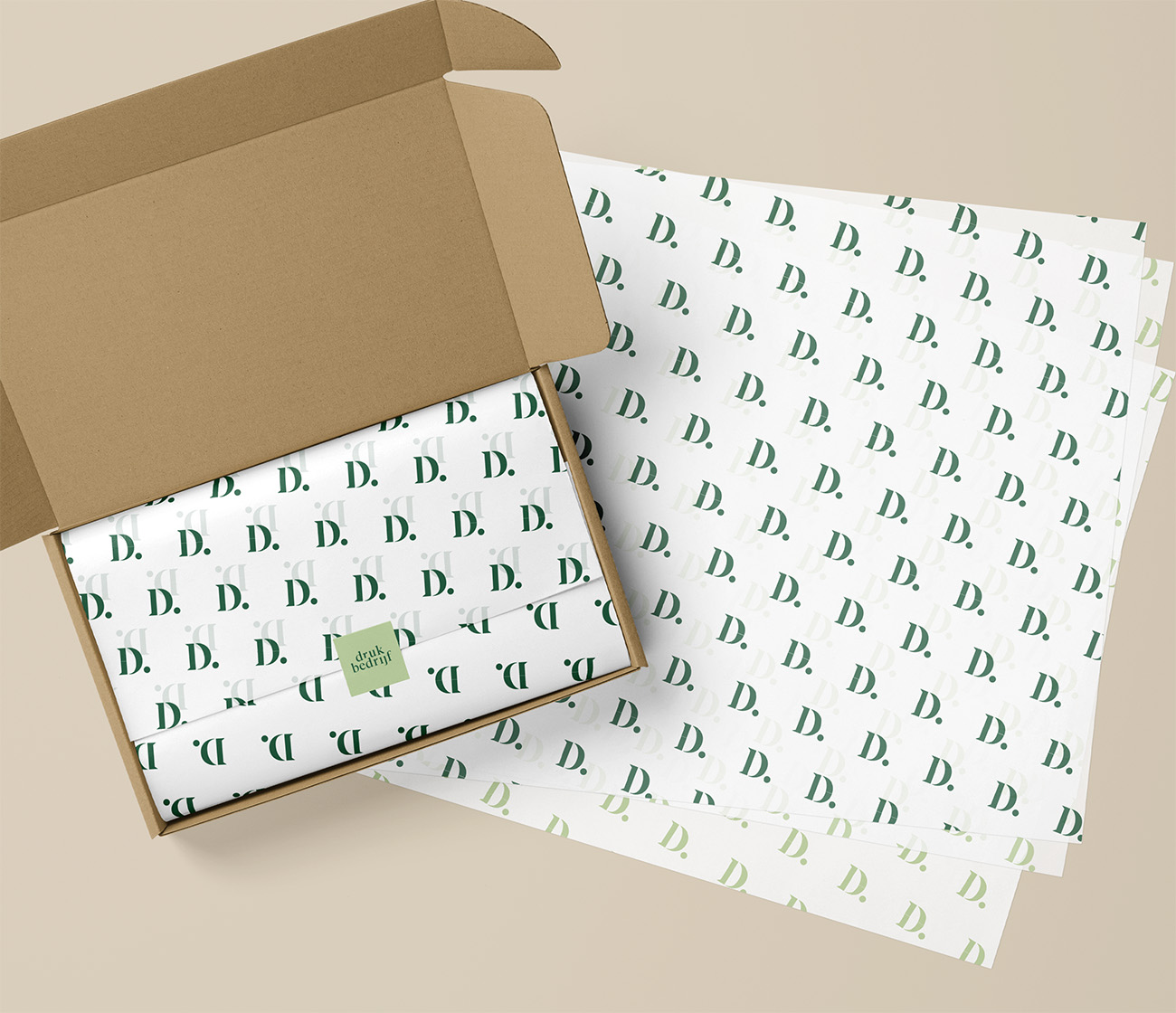 Milieuvriendelijk zijdepapier voor promoties