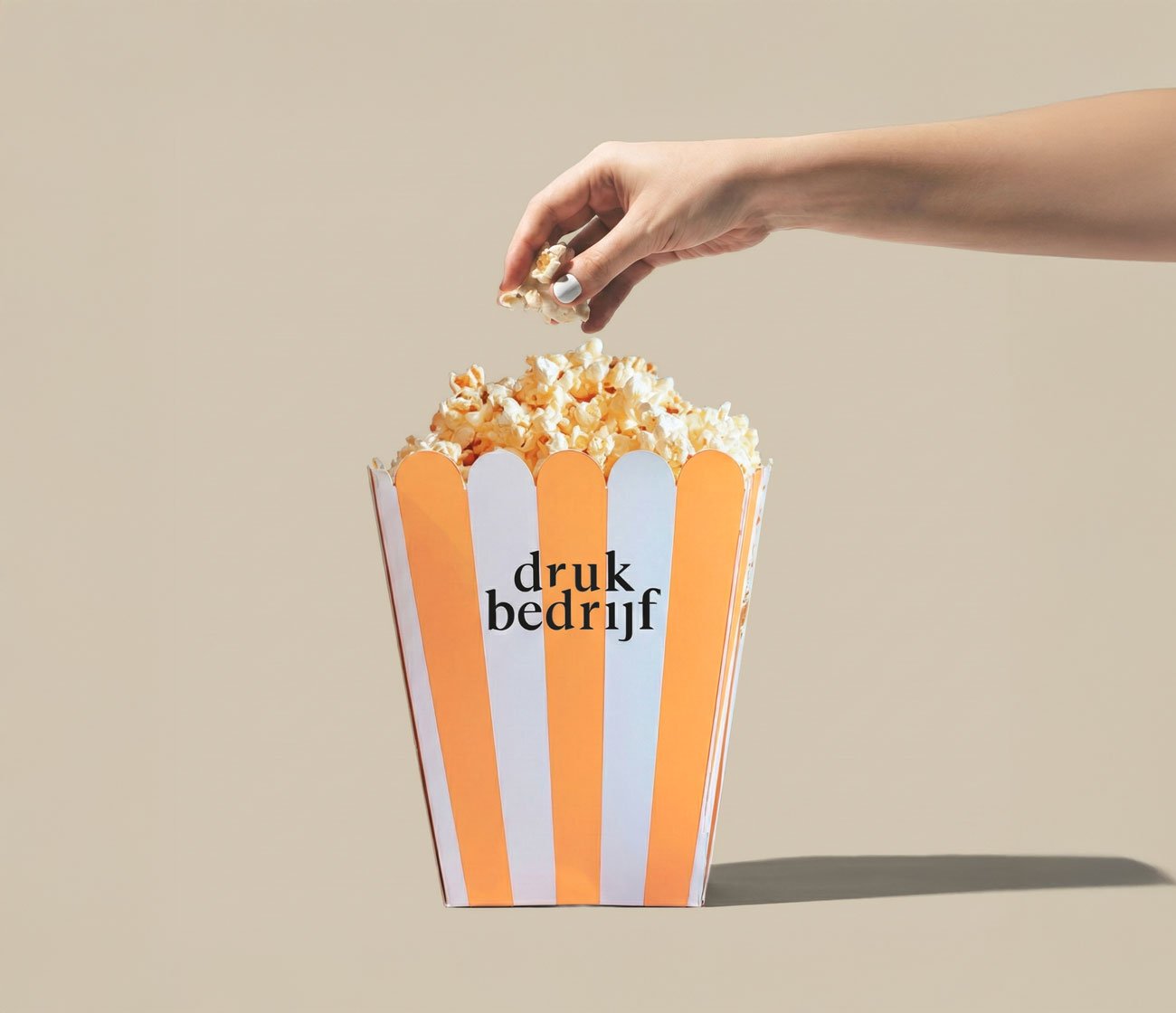 Popcornbakjes personaliseren