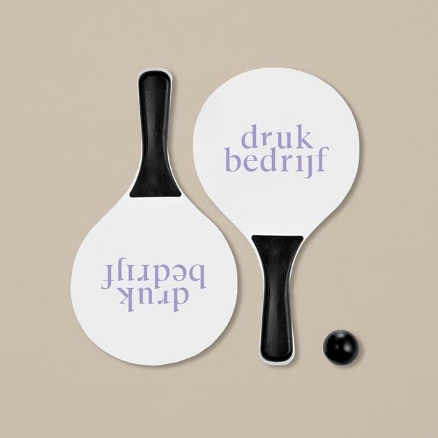 Beachball setje bedrukt