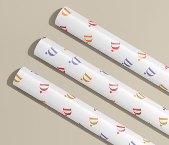 Cadeaupapier op rol met logo