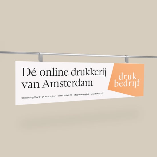 Sponsorbord met logo ontwerpen