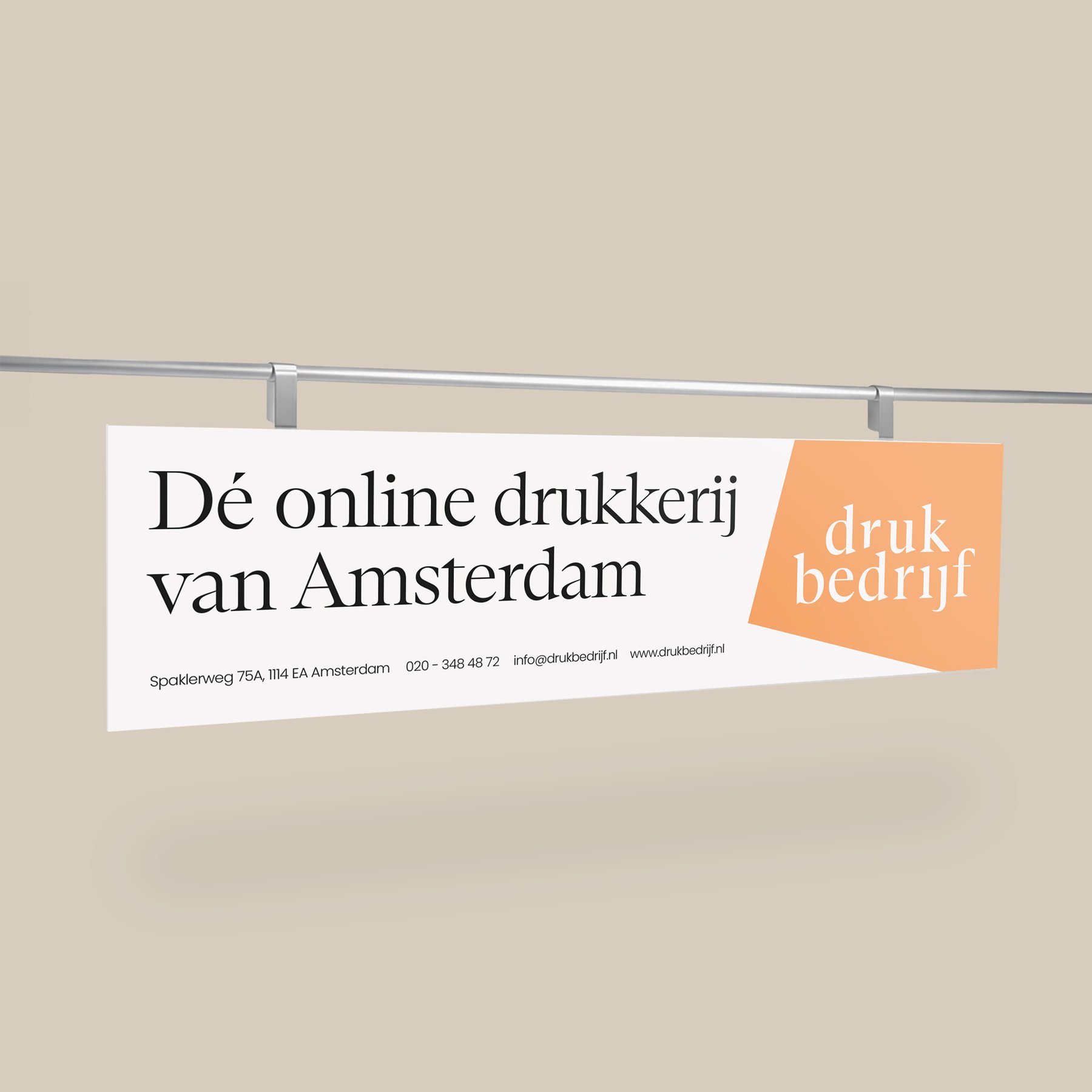 Sponsorbord met logo ontwerpen