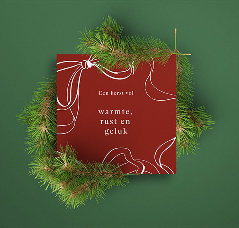 warme kerstwensen voorbeeld persoonlijke boodschap op kerstkaart