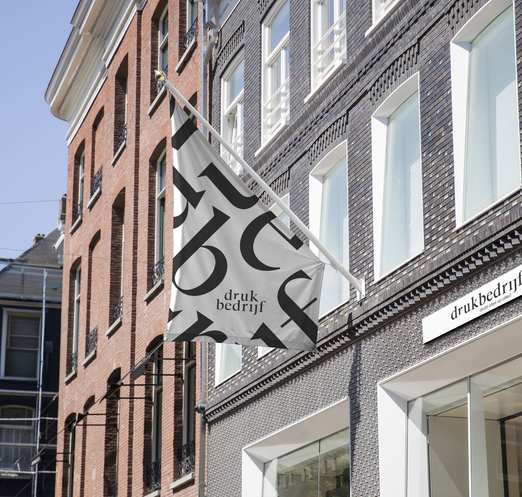 Van vlag tot gevelbord en spandoek bij Drukbedrijf vind je alles op het gebied van buitenreclame