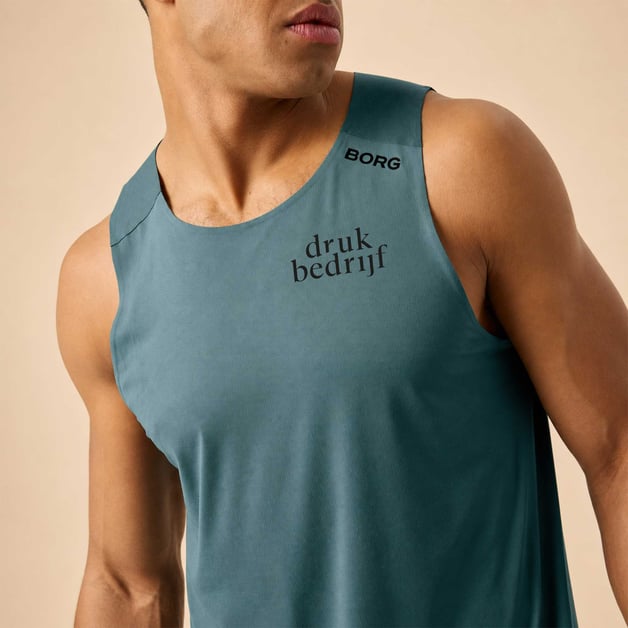 Groene tanktop laten bedrukken