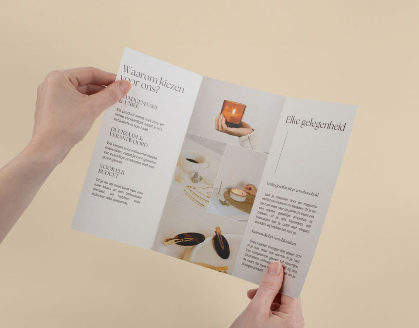 Hoe maak je een drieluik folder?