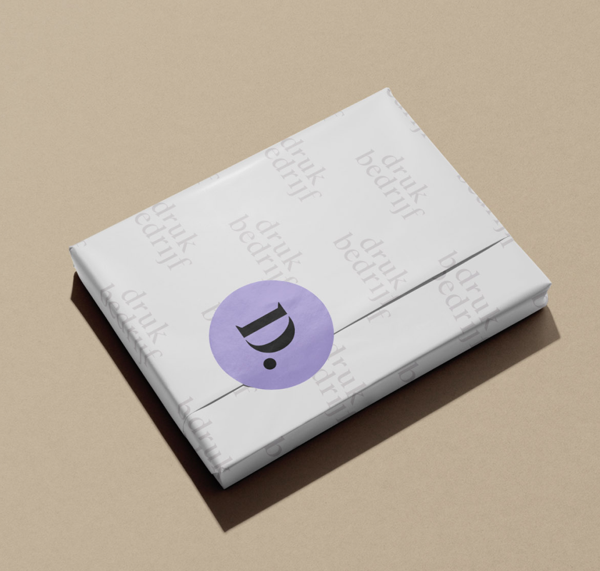 Ronde sticker met logo bedrukken