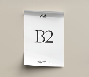 B2 posters drukken