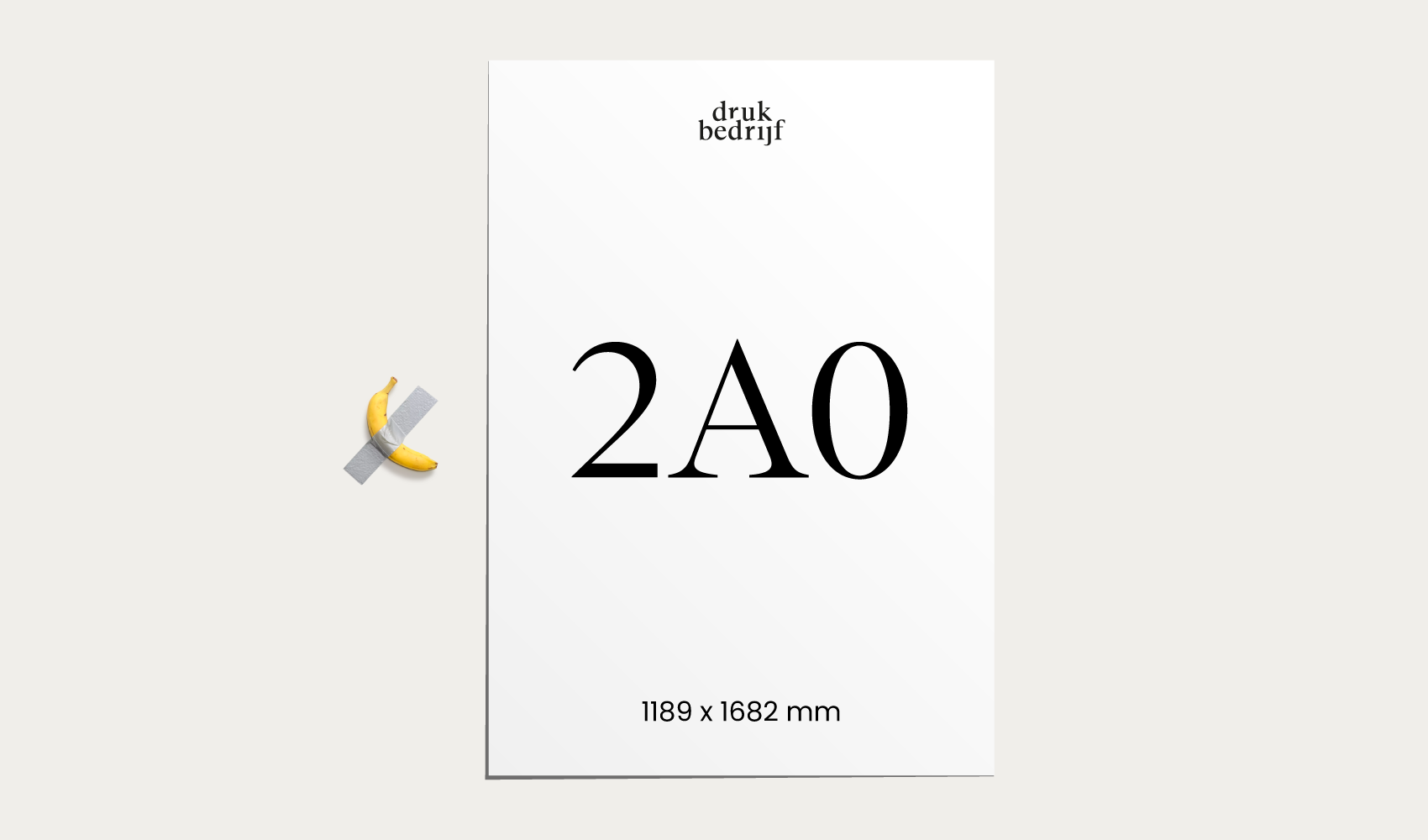 2A0 formaat 1189 x 1682 mm