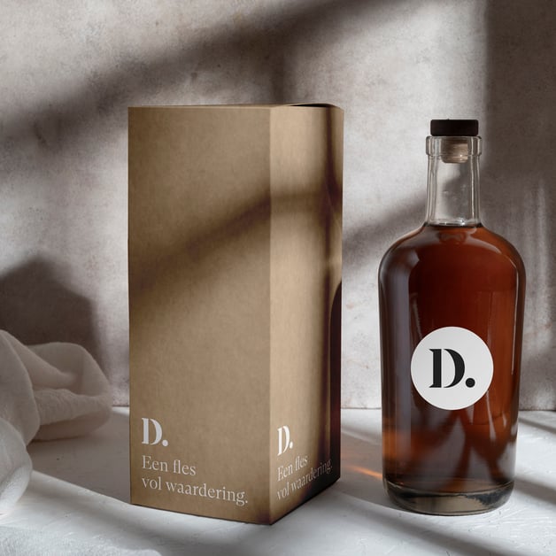 Flesverpakking bedrukt