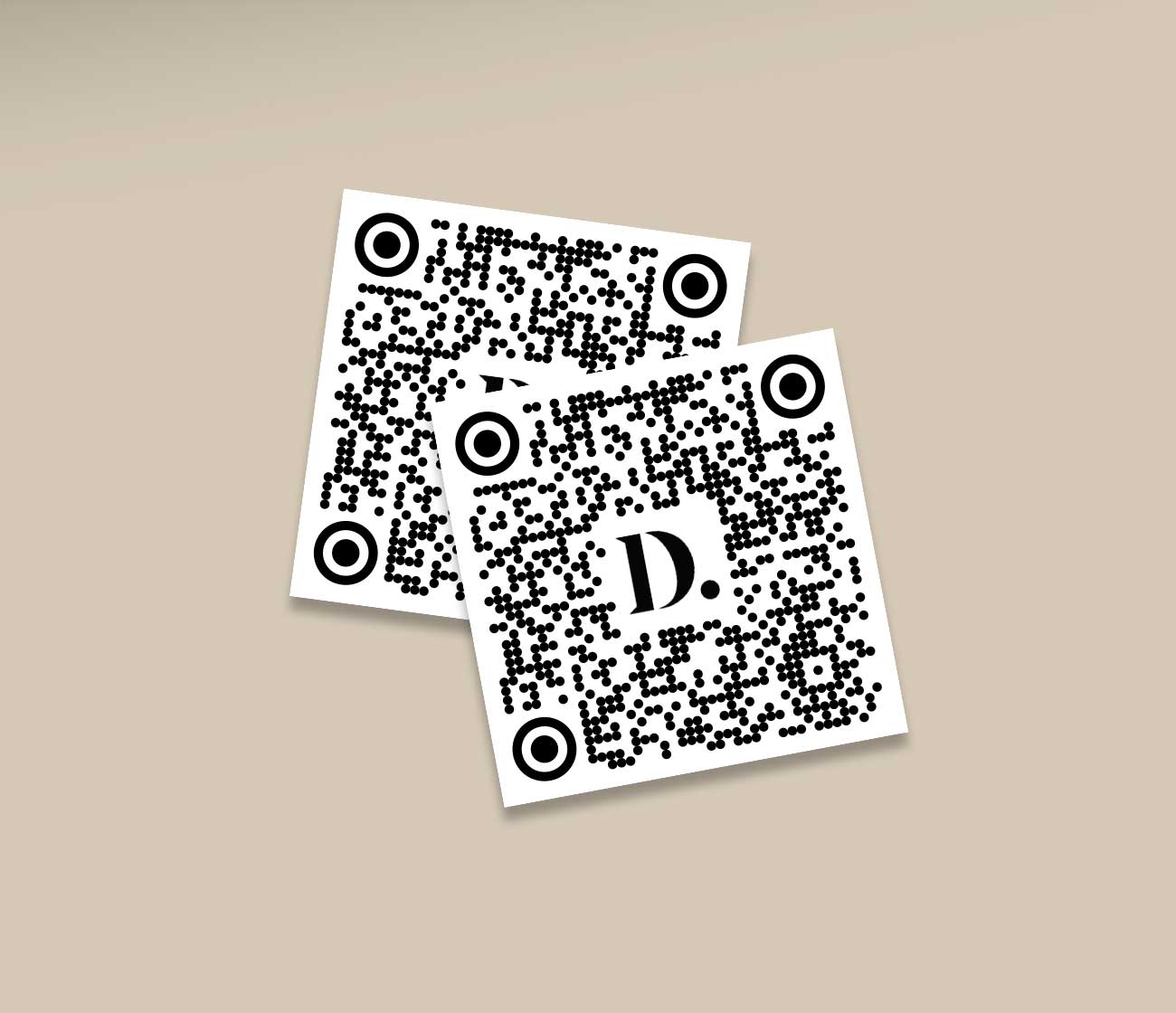 qr code sticker drukken
