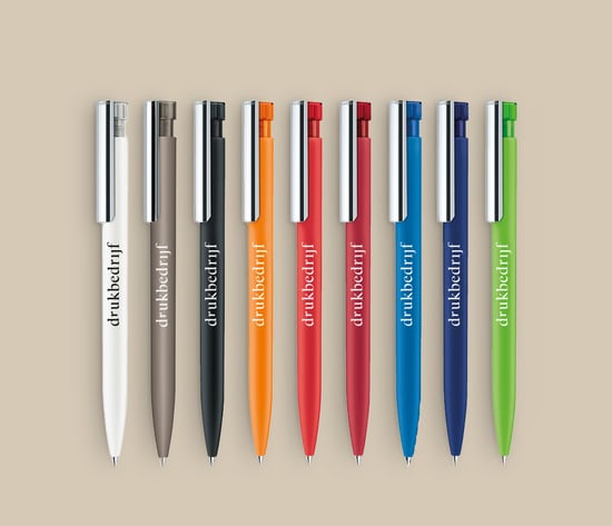 Senator Liberty Soft Touch pen met logo