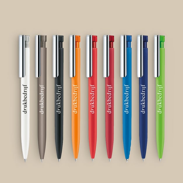 Senator Liberty Soft Touch pen met logo
