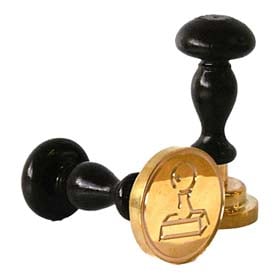 Illustratie Complete lakstempel