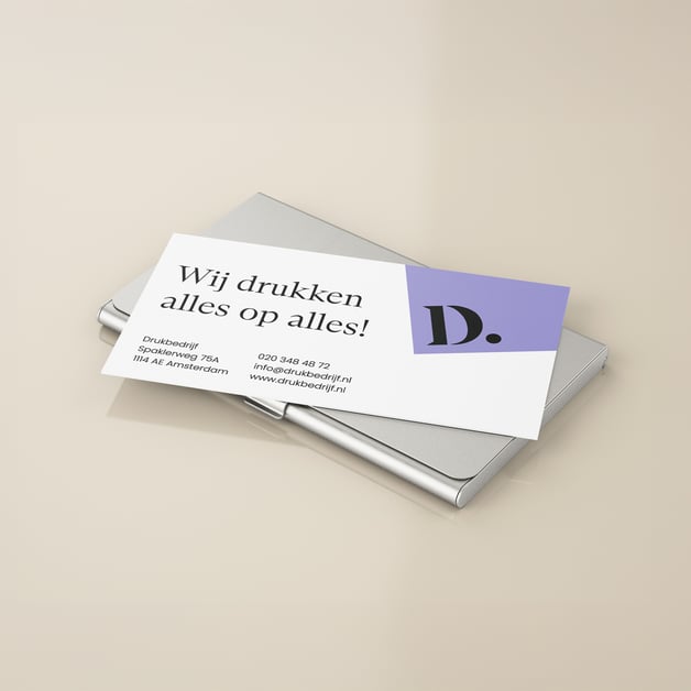 Visitekaarthouder met eigen logo bedrukken