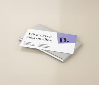 Visitekaarthouder met eigen logo bedrukken