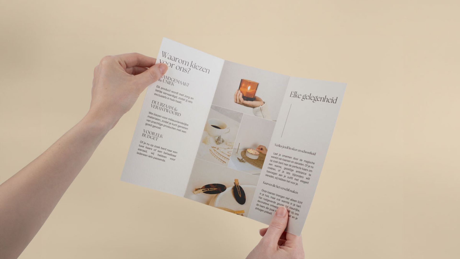 Hoe maak je een drieluik folder?