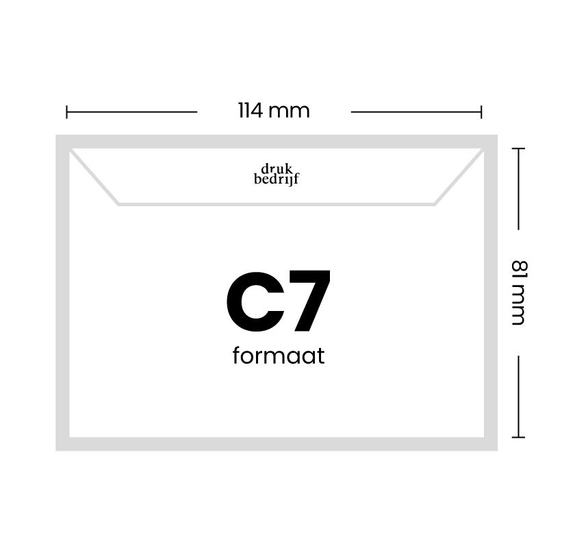 C7 Formaat 114 x 81 mm