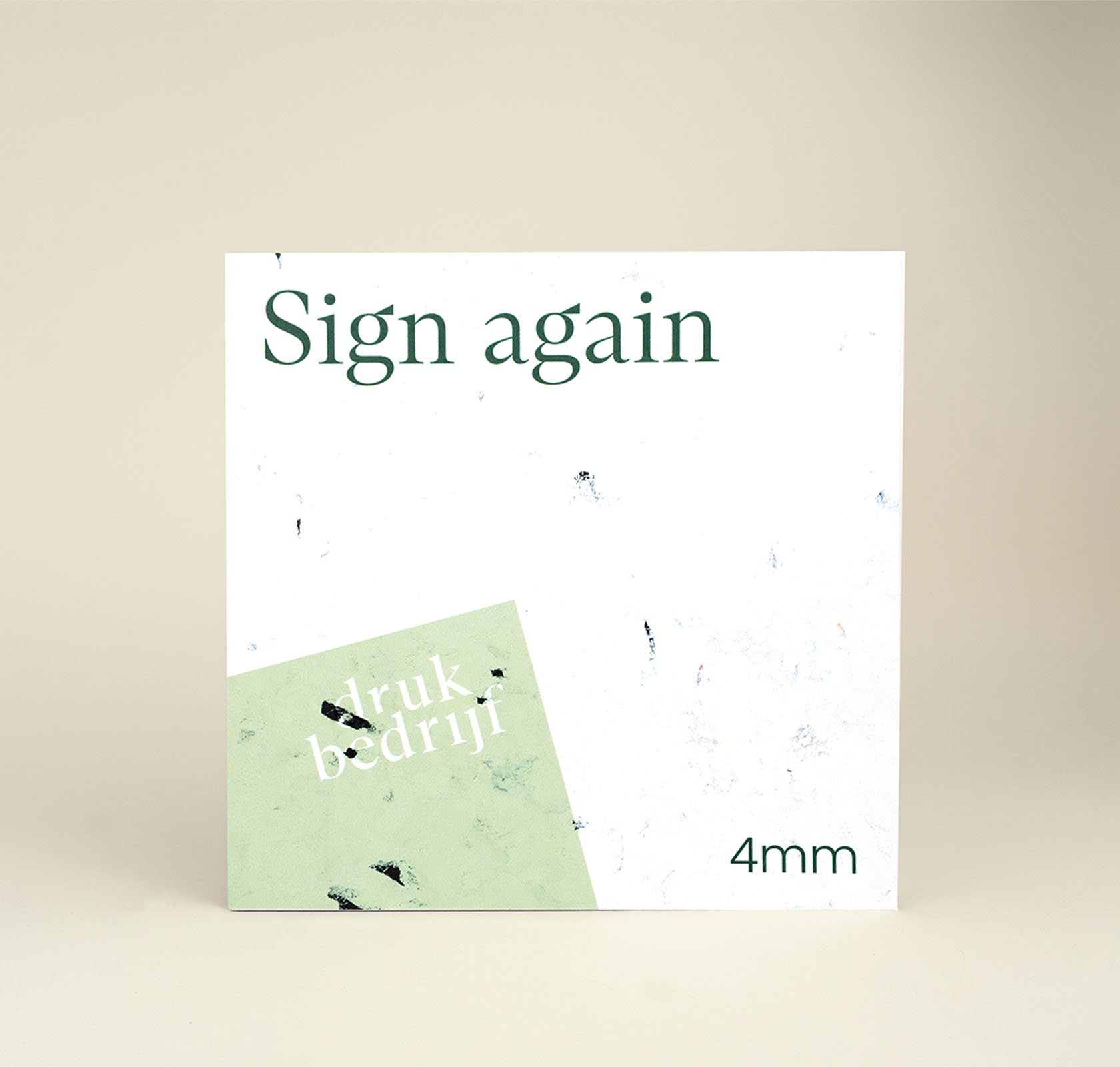 reclameborden van sign again gemaakt van gerecyclede roll up banners. 