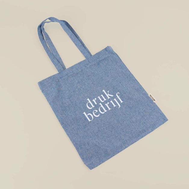 Gerecyclede canvas tassen met logo