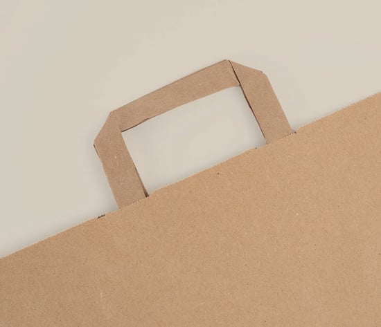 Bruine kraft tassen printen