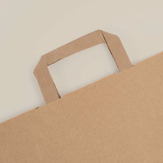 Bruine kraft tassen printen