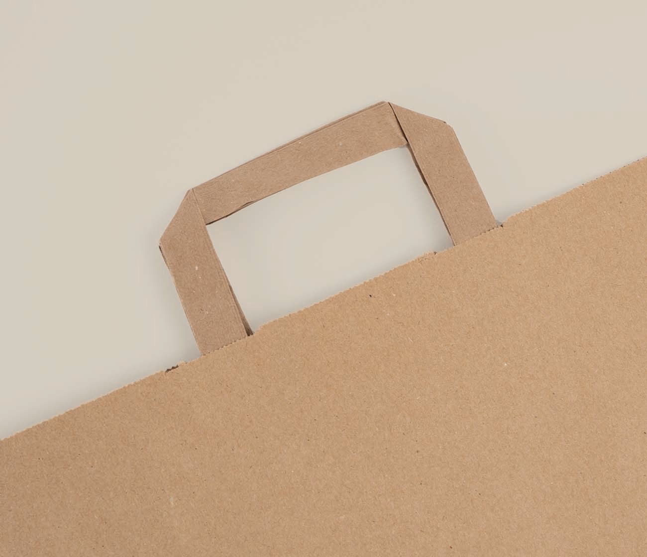 Bruine kraft tassen printen