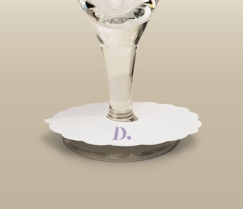 druppelvanger met logo