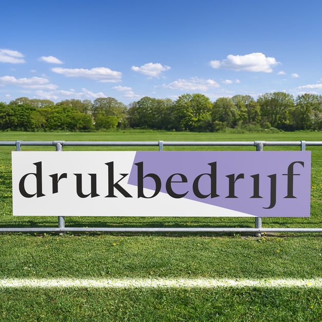Sponsorbord met eigen logo bedrukken