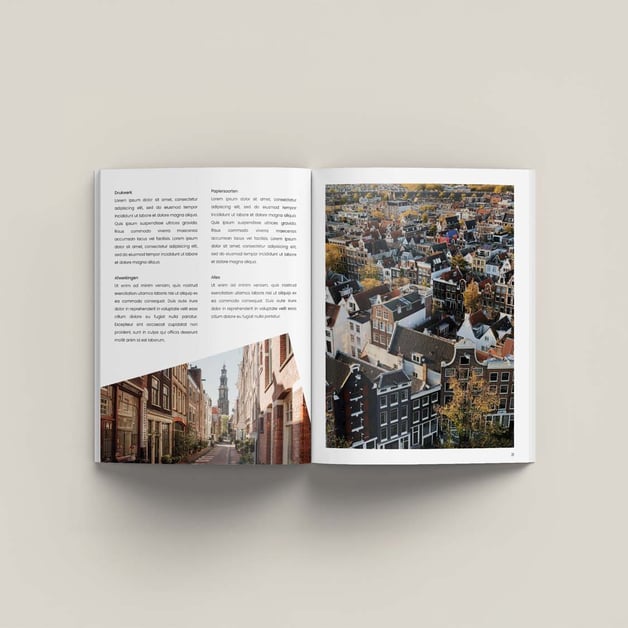 brochures met oognieten drukken