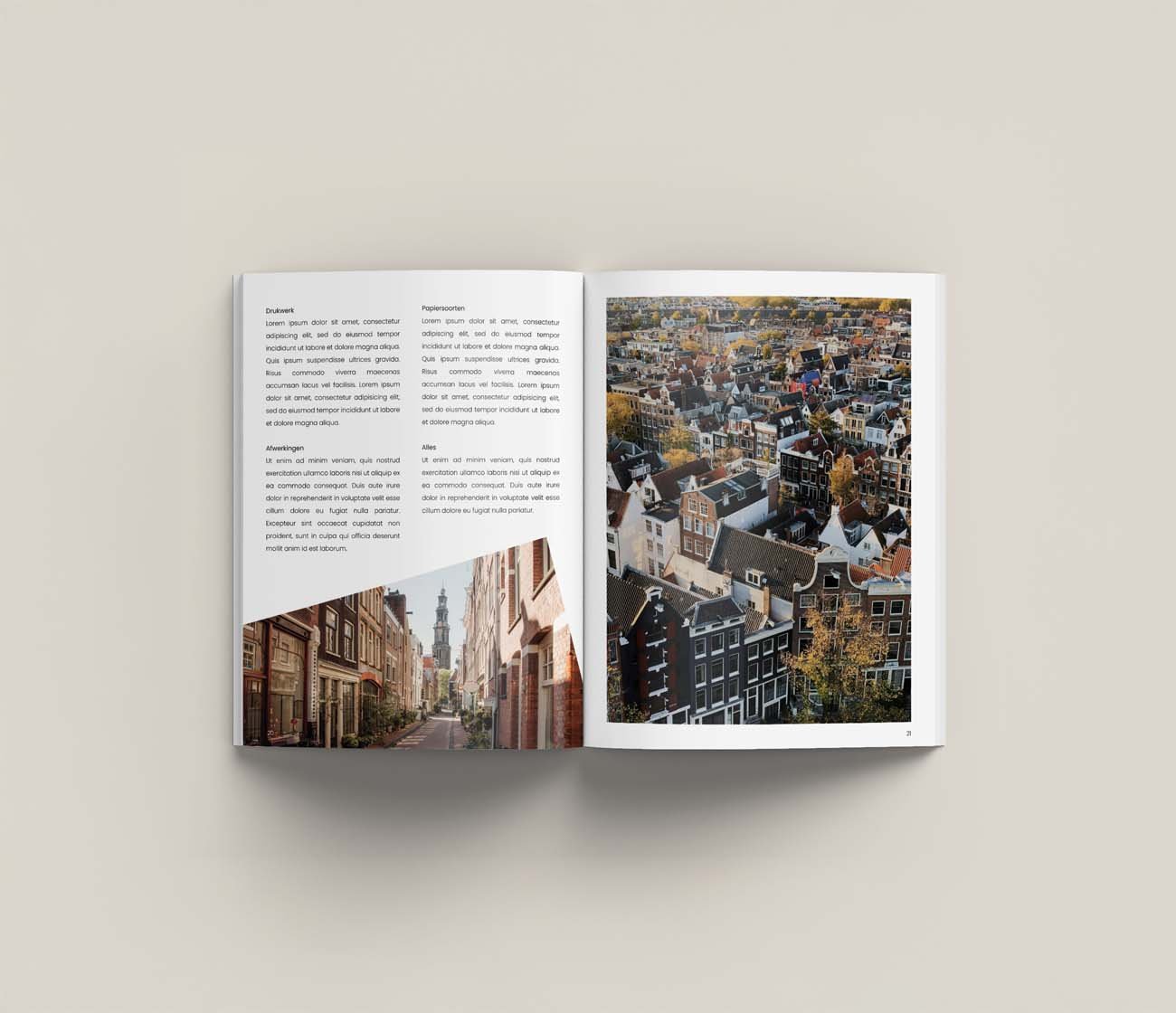 brochures met oognieten drukken