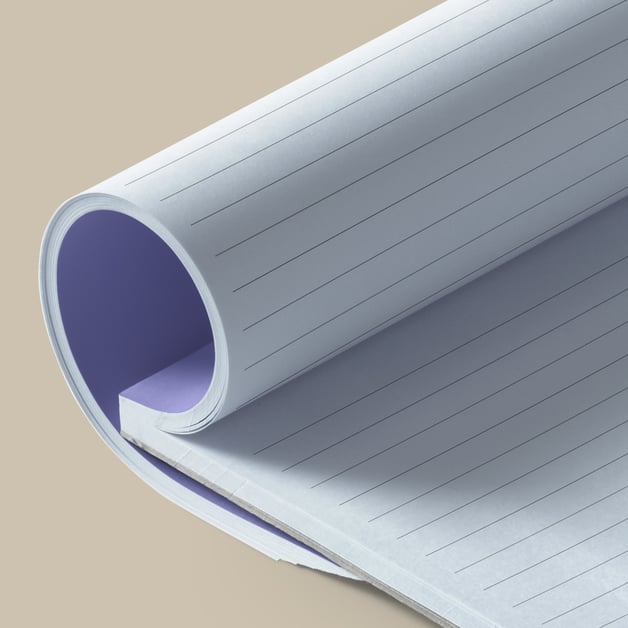 Notitieblok met dekblad