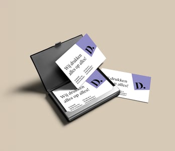 Visitekaarthouder personaliseren