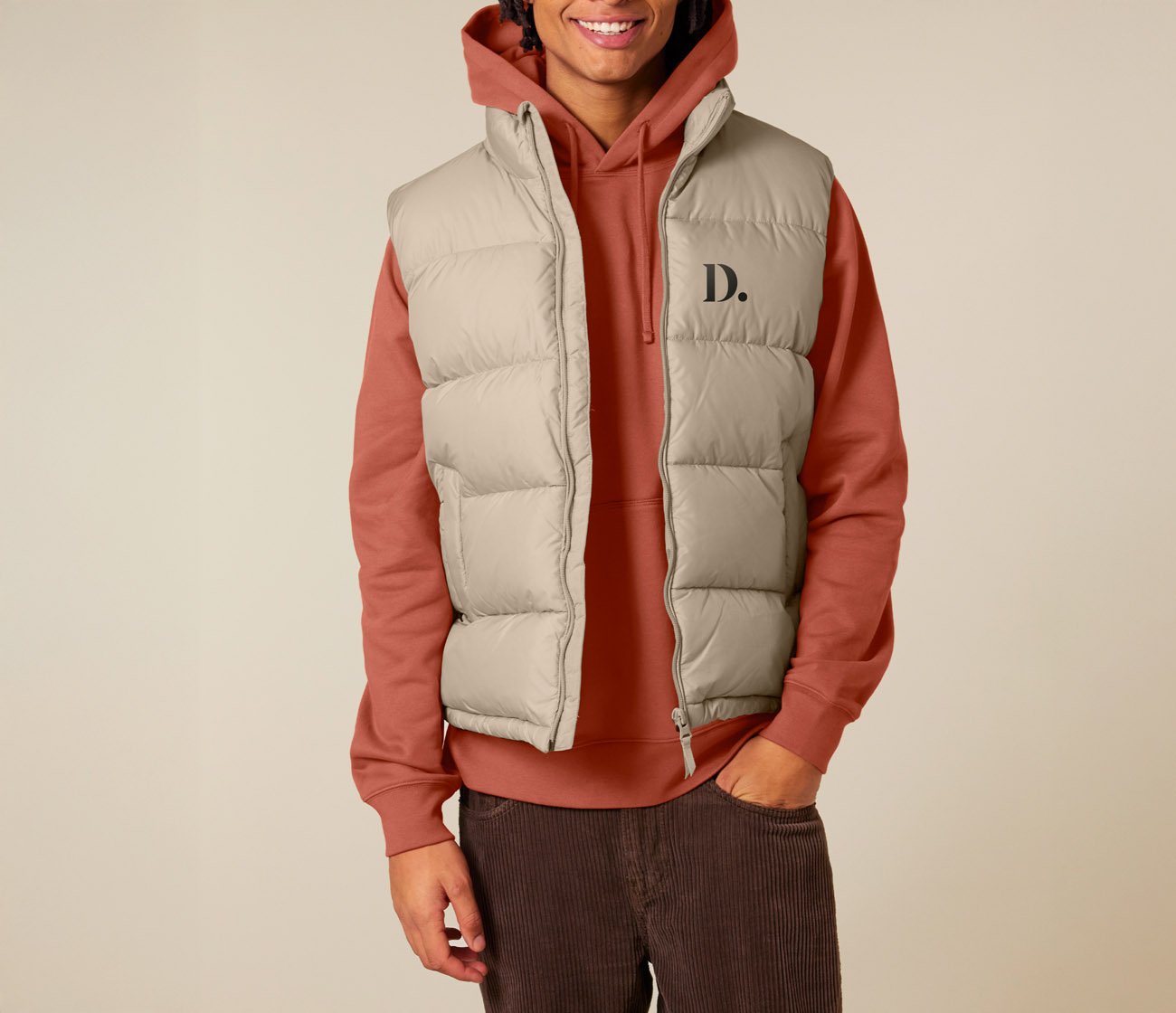 Puffer Gilet met logo