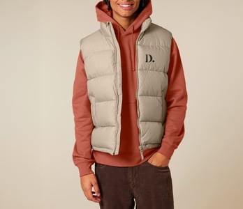 Puffer Gilet met logo