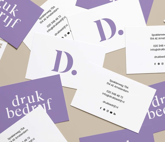 Visitekaartjes meerdere ontwerpen