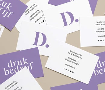 Visitekaartjes meerdere ontwerpen