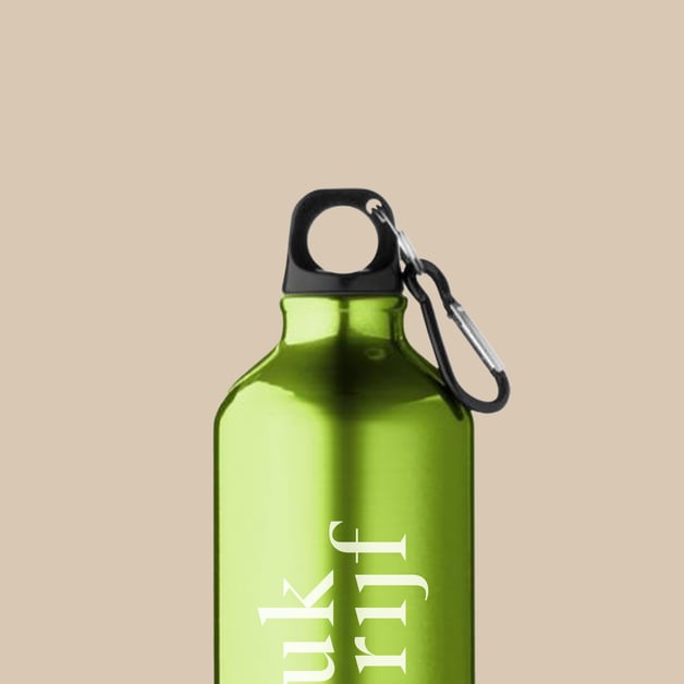 Groene Oregon drinkfles met karabijnhaak