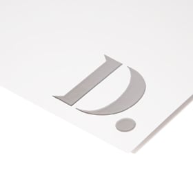 Illustratie Foliedruk zilver