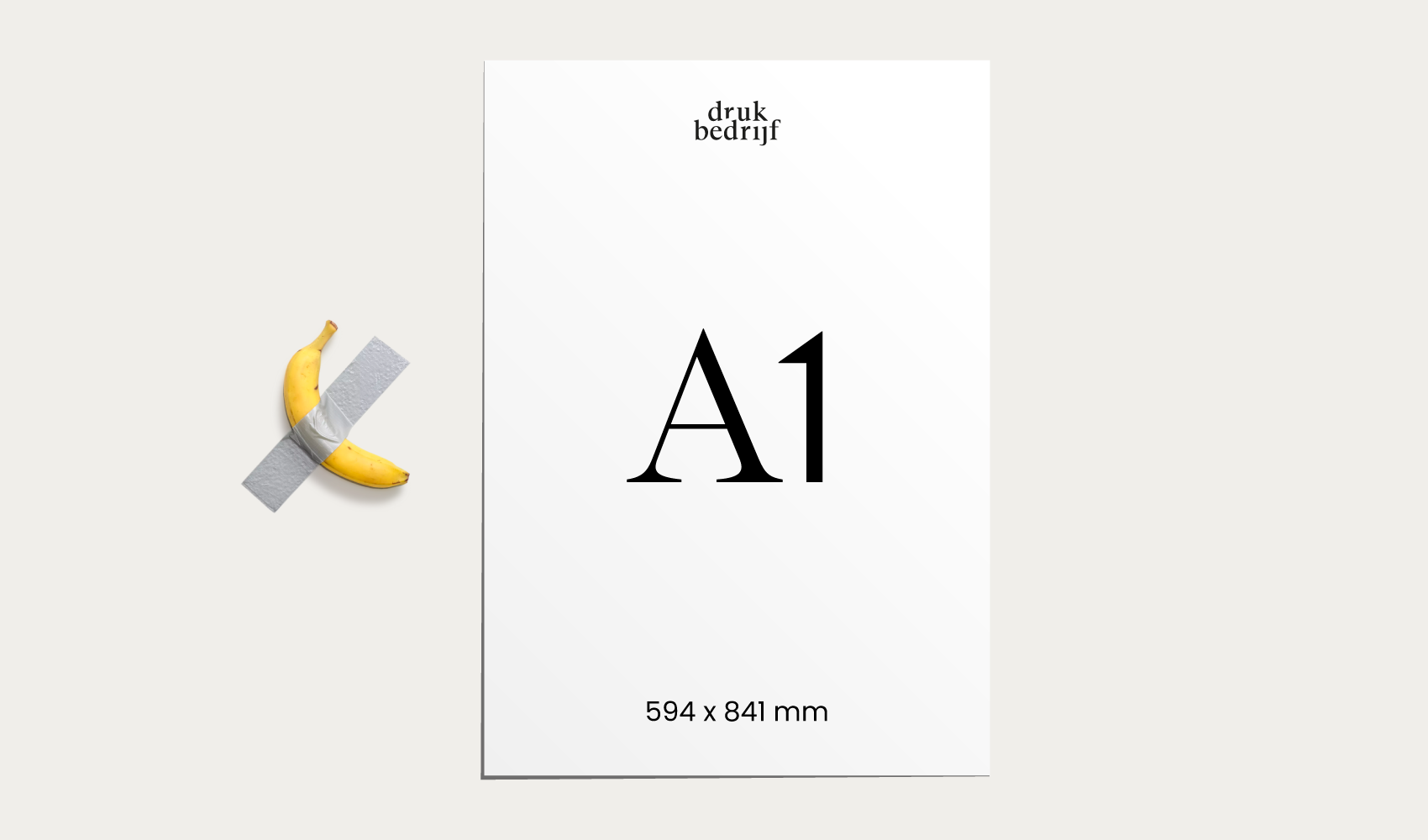 A1 formaat 594 x 841 mm