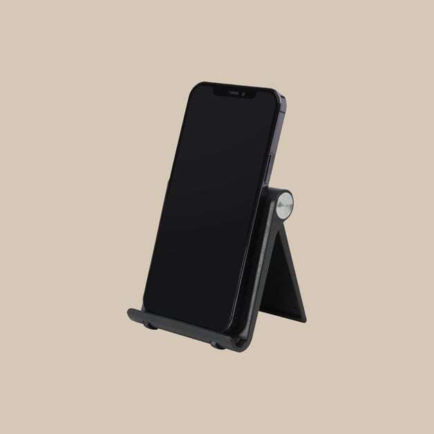 telefoonhouder met logo