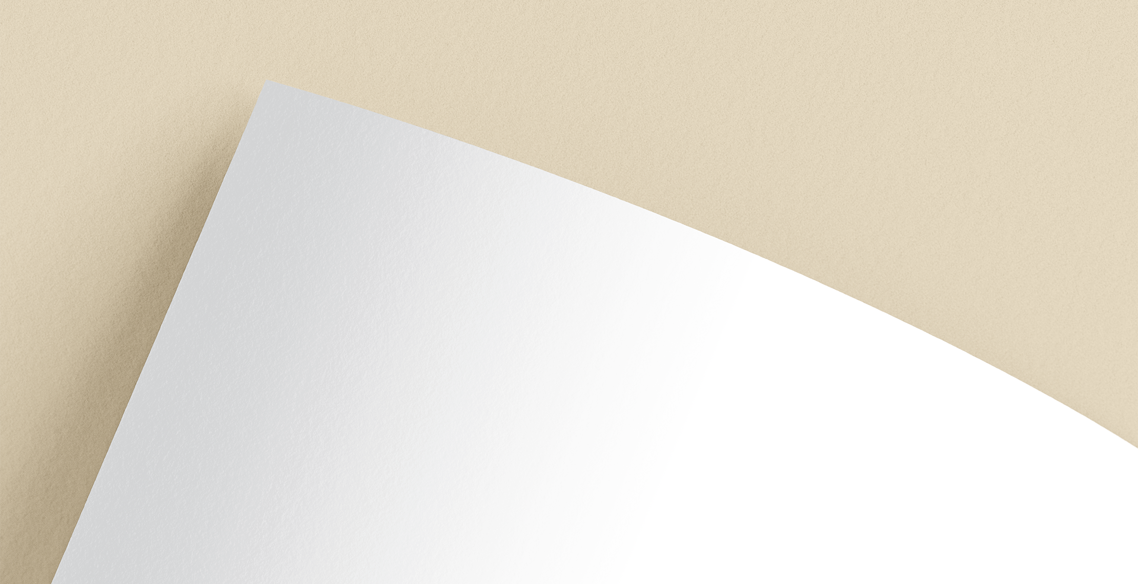 natuurkarton wit op beige achtergrond structuur