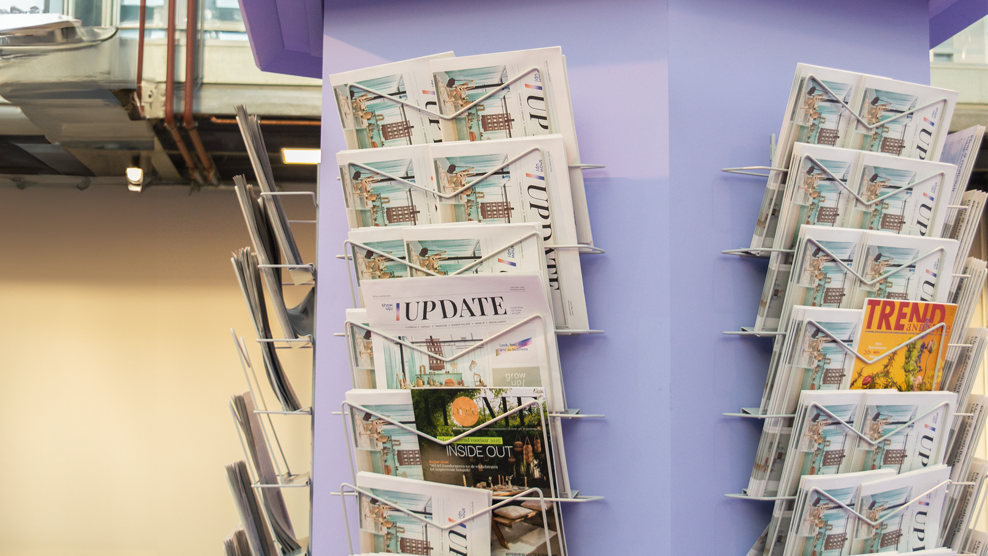 Kranten bedrukt voor de expo ShowUP