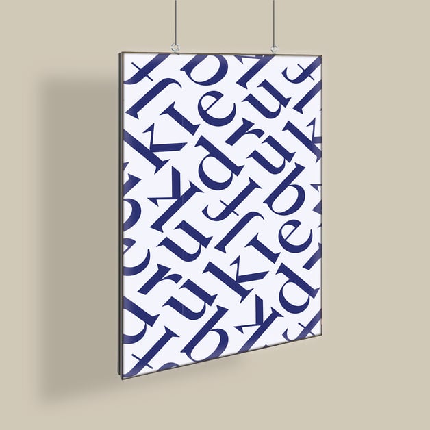 Plafond textielframe