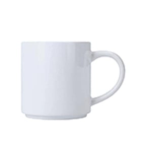 Illustratie Stapelbare mokken 10oz