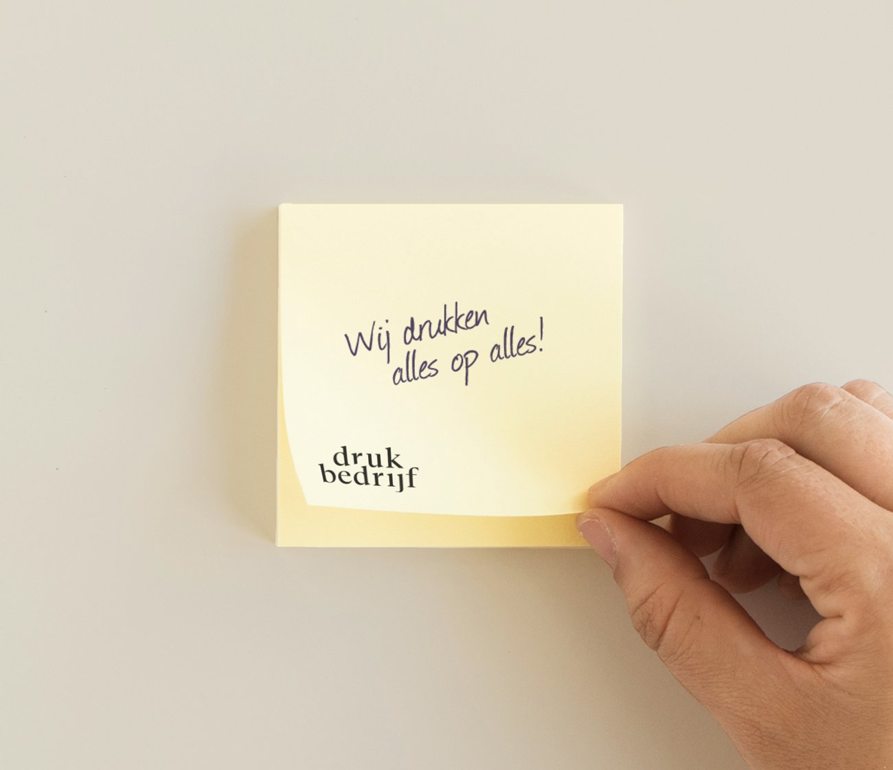 Post-its bedrukken met eigen logo of tekst