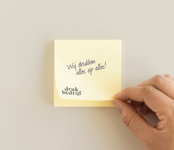 Post-its bedrukken met eigen logo of tekst