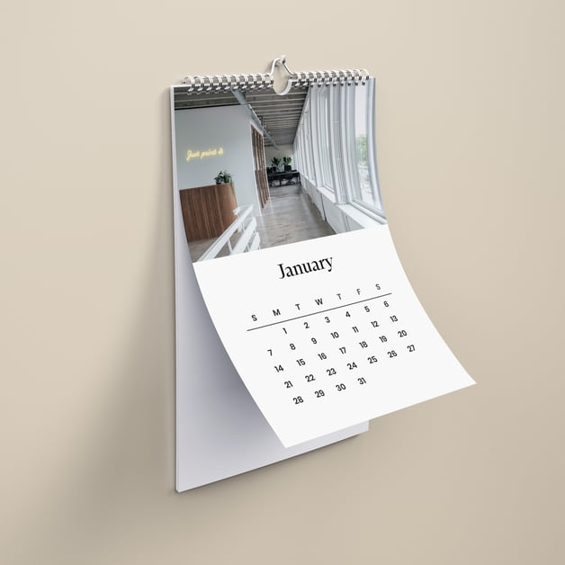 Bedrukte kalenders