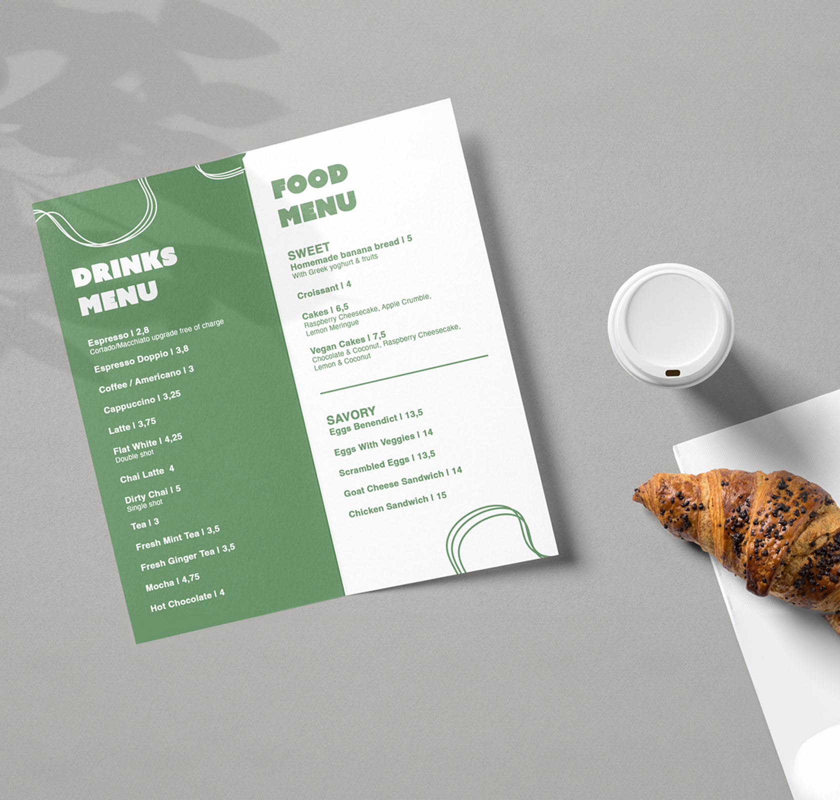 Gevouwen menukaarten drukken bij Drukbedrijf